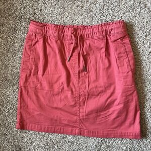 Croft & Barrow Skirt Size PS Pink Elastic Waist Pockets